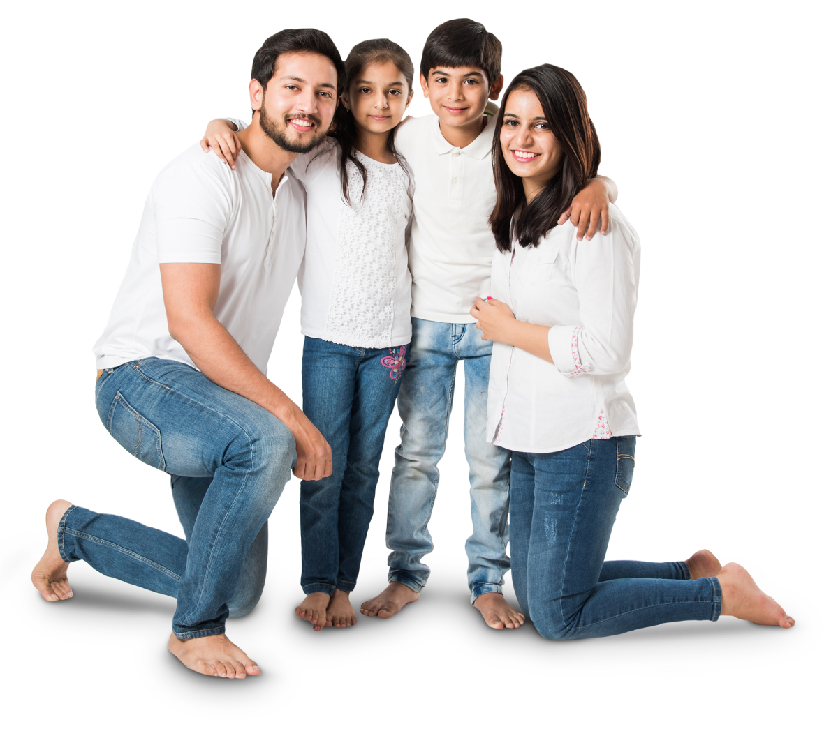 happy family attending exceptional parenting